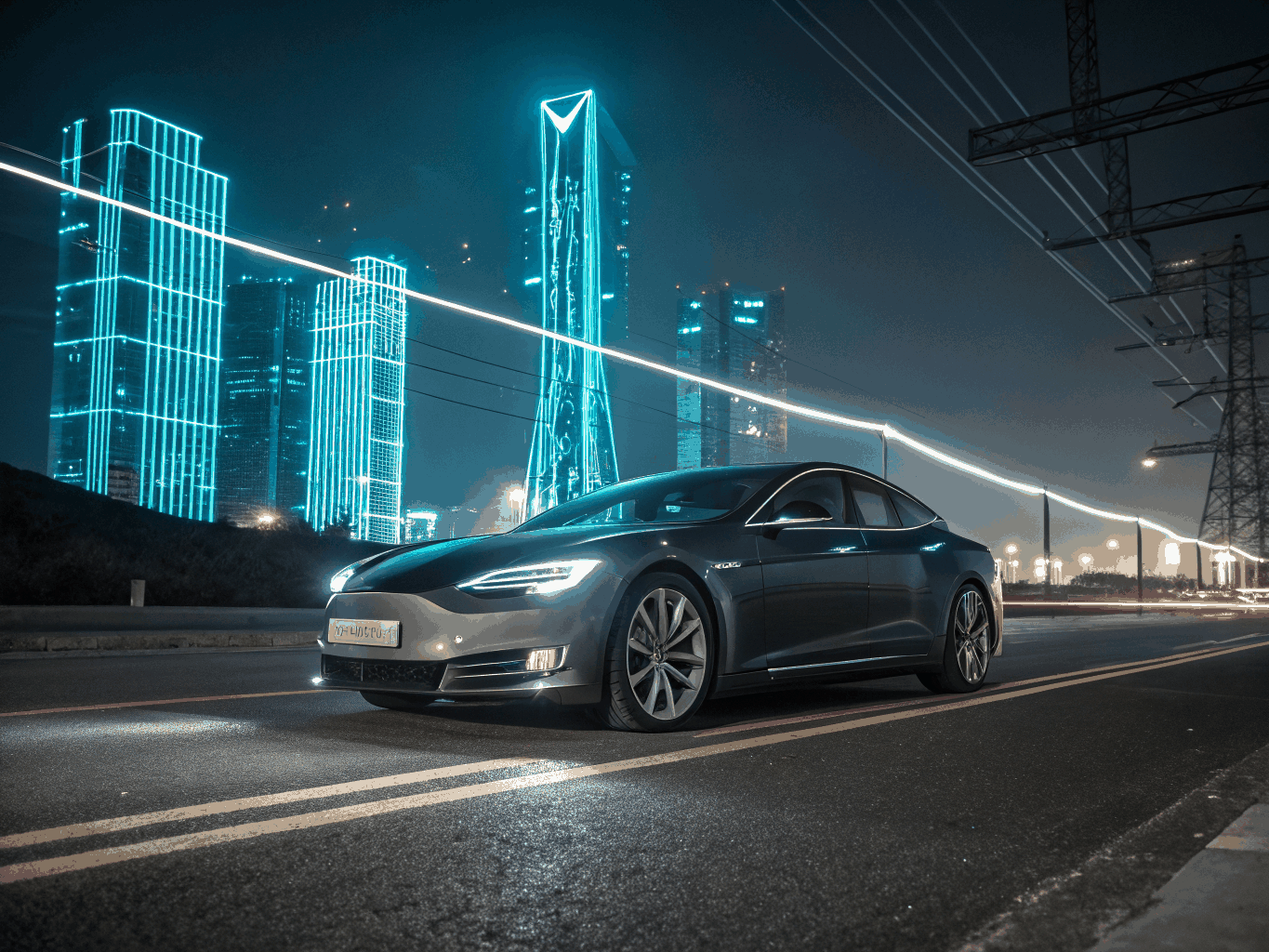 Tesla vehicle showcase